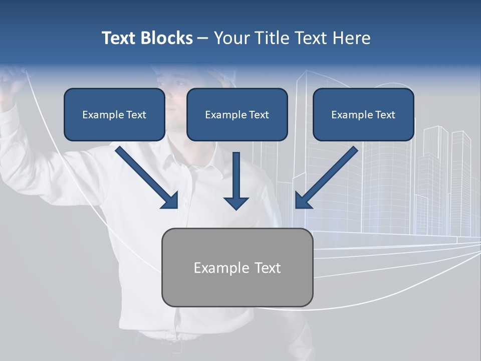 Line Real Estate Business PowerPoint Template