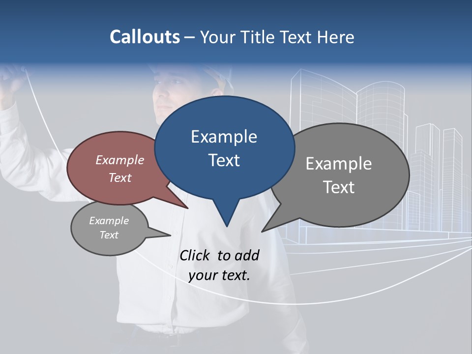 Line Real Estate Business PowerPoint Template