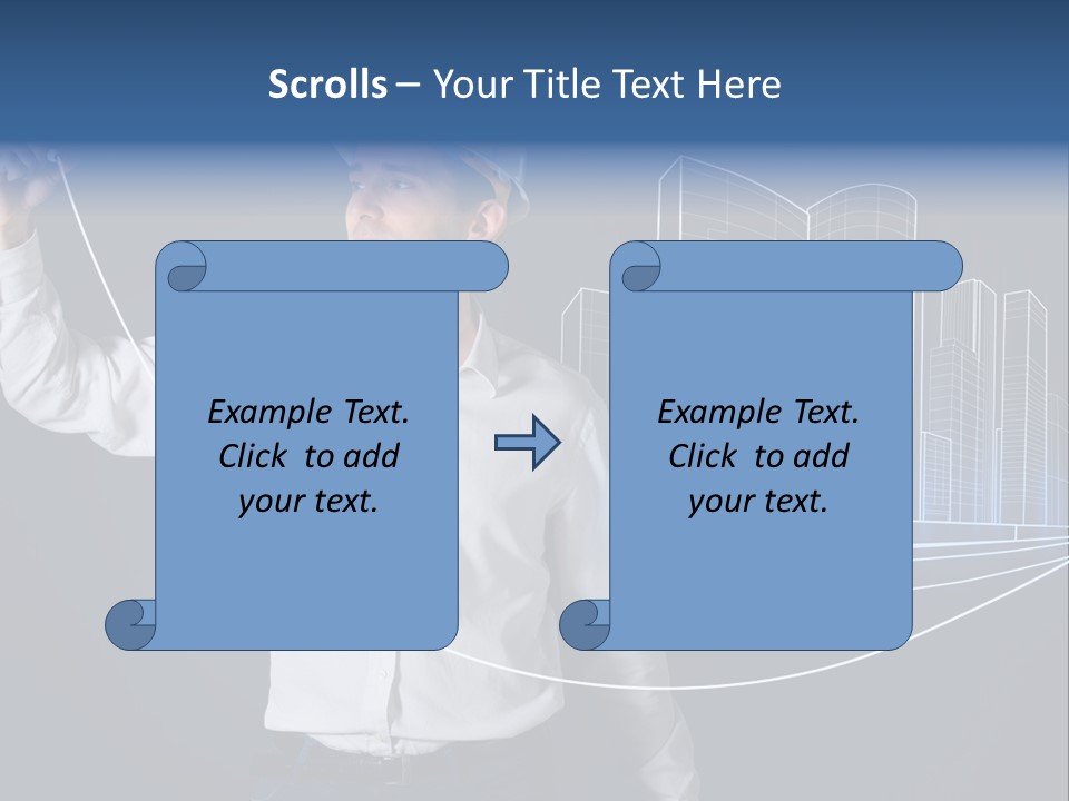 Line Real Estate Business PowerPoint Template