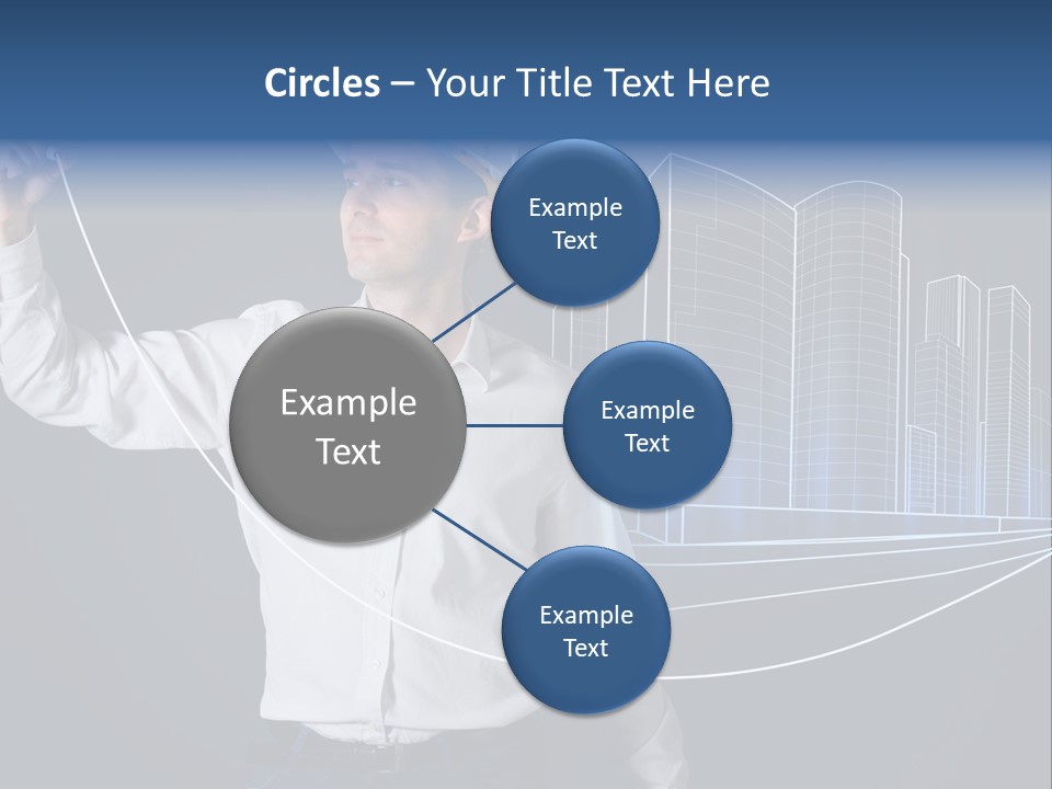 Line Real Estate Business PowerPoint Template