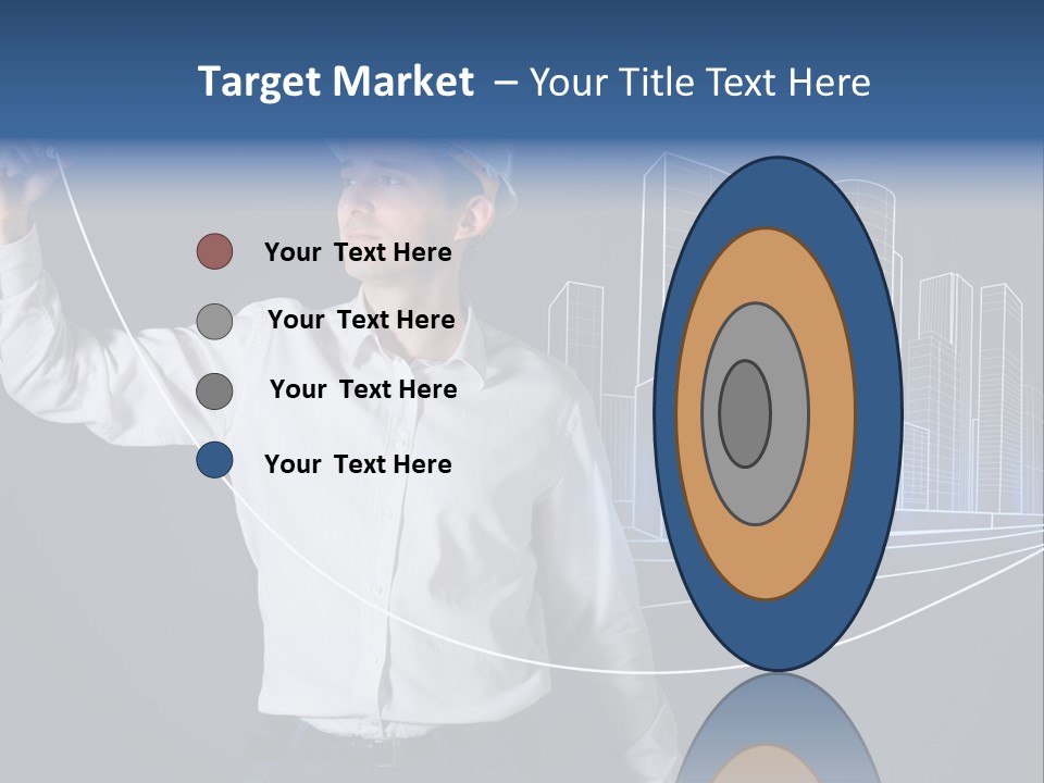 Line Real Estate Business PowerPoint Template