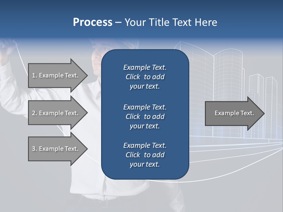 Line Real Estate Business PowerPoint Template