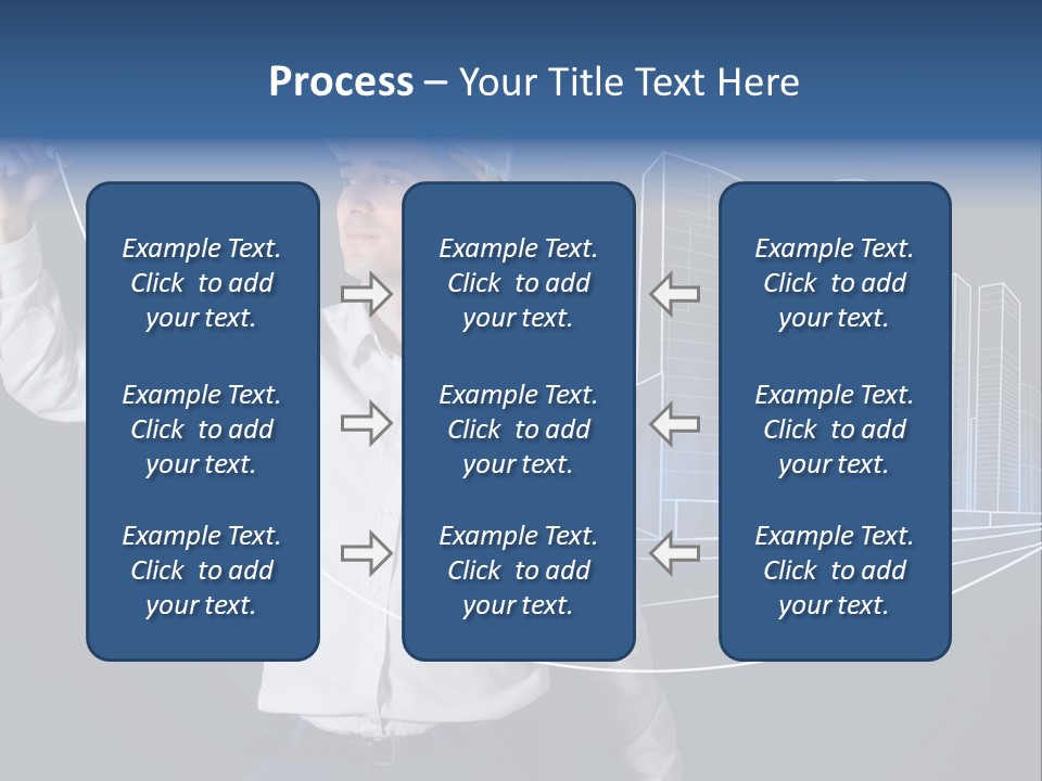 Line Real Estate Business PowerPoint Template