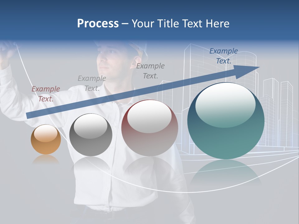Line Real Estate Business PowerPoint Template