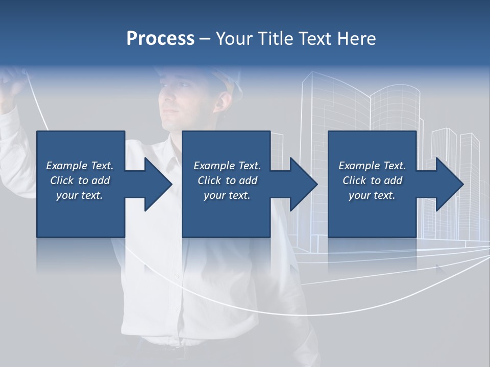 Line Real Estate Business PowerPoint Template