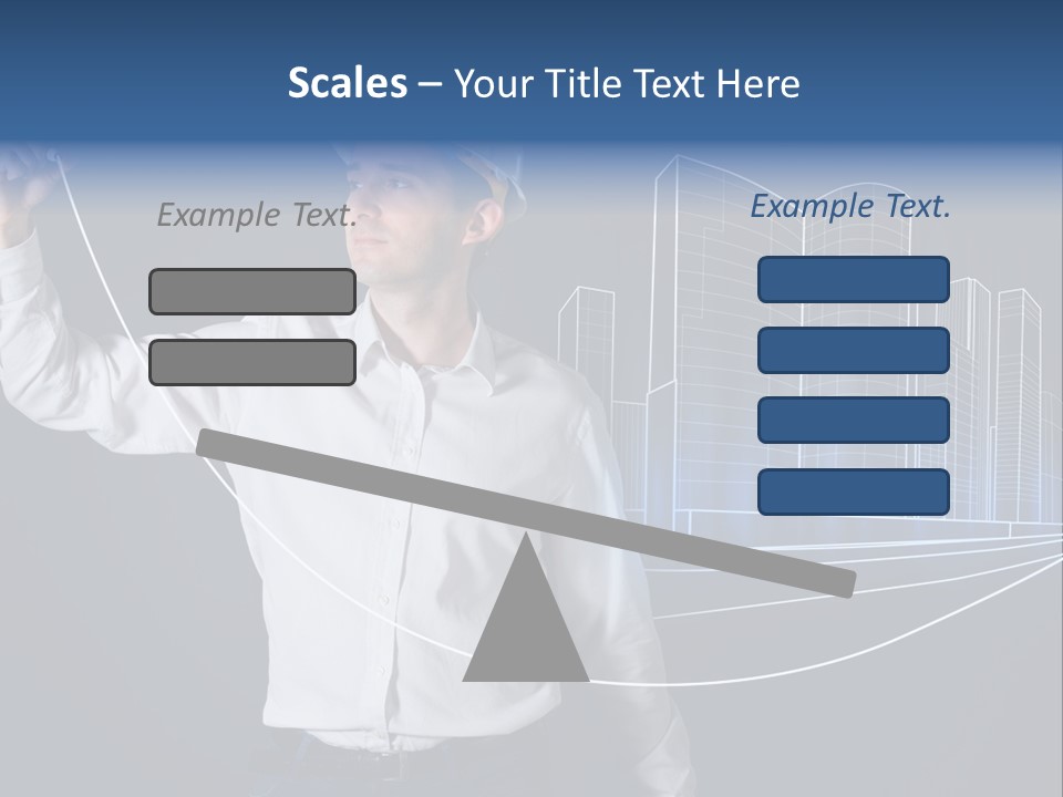 Line Real Estate Business PowerPoint Template