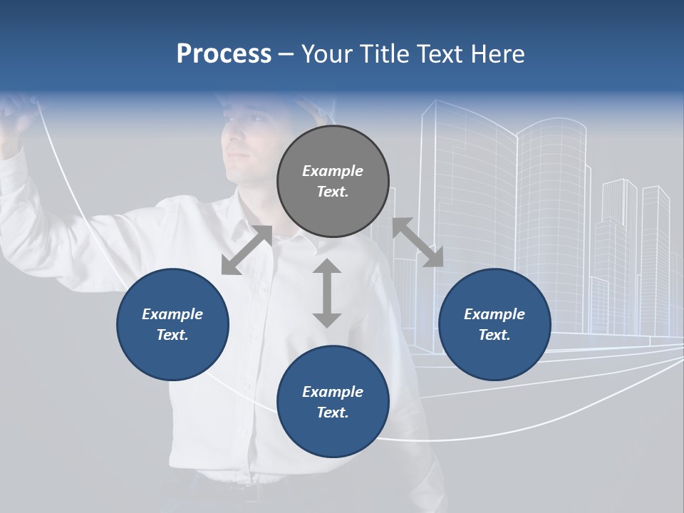 Line Real Estate Business PowerPoint Template