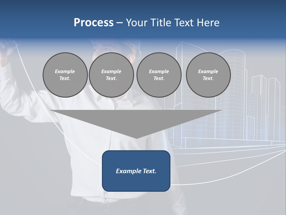 Line Real Estate Business PowerPoint Template