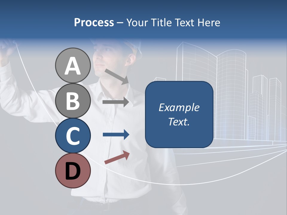 Line Real Estate Business PowerPoint Template