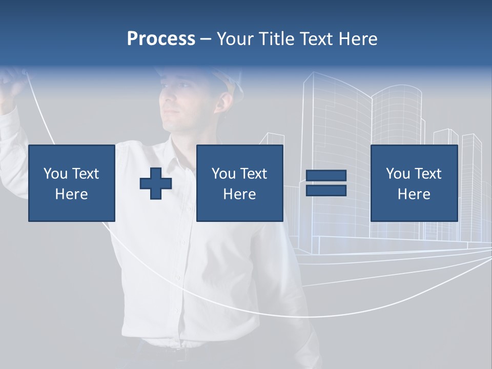Line Real Estate Business PowerPoint Template