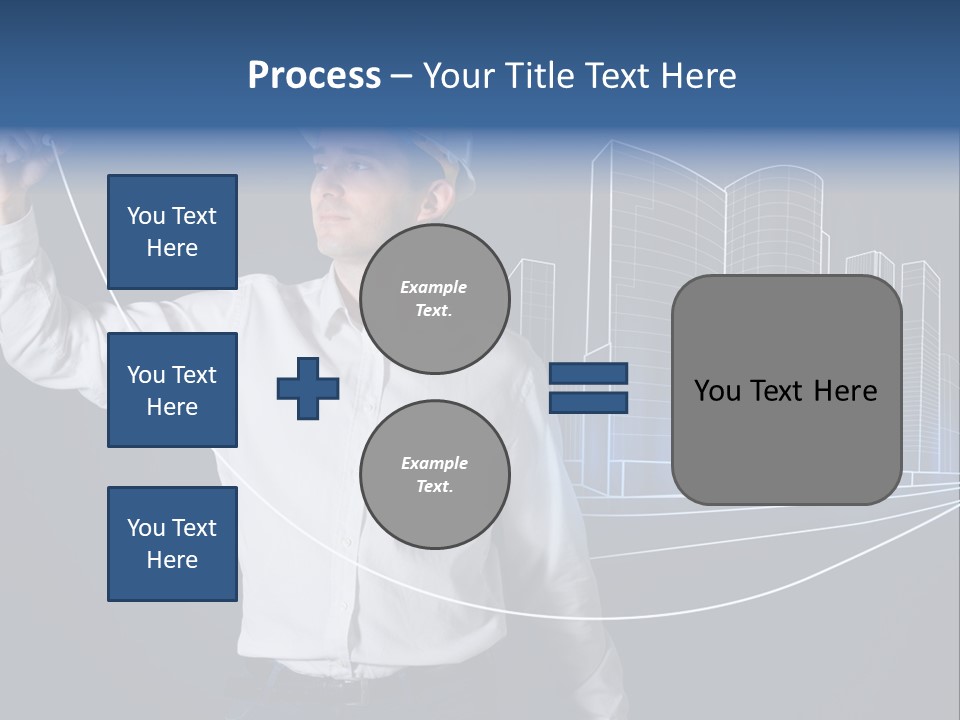 Line Real Estate Business PowerPoint Template