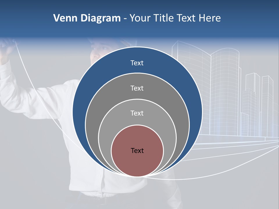 Line Real Estate Business PowerPoint Template