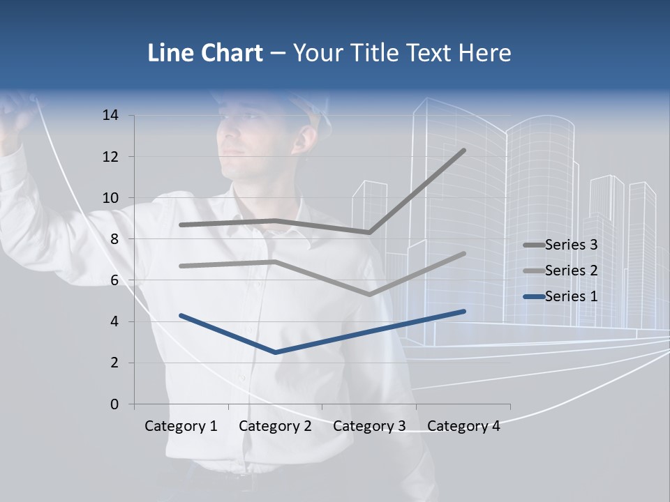Line Real Estate Business PowerPoint Template