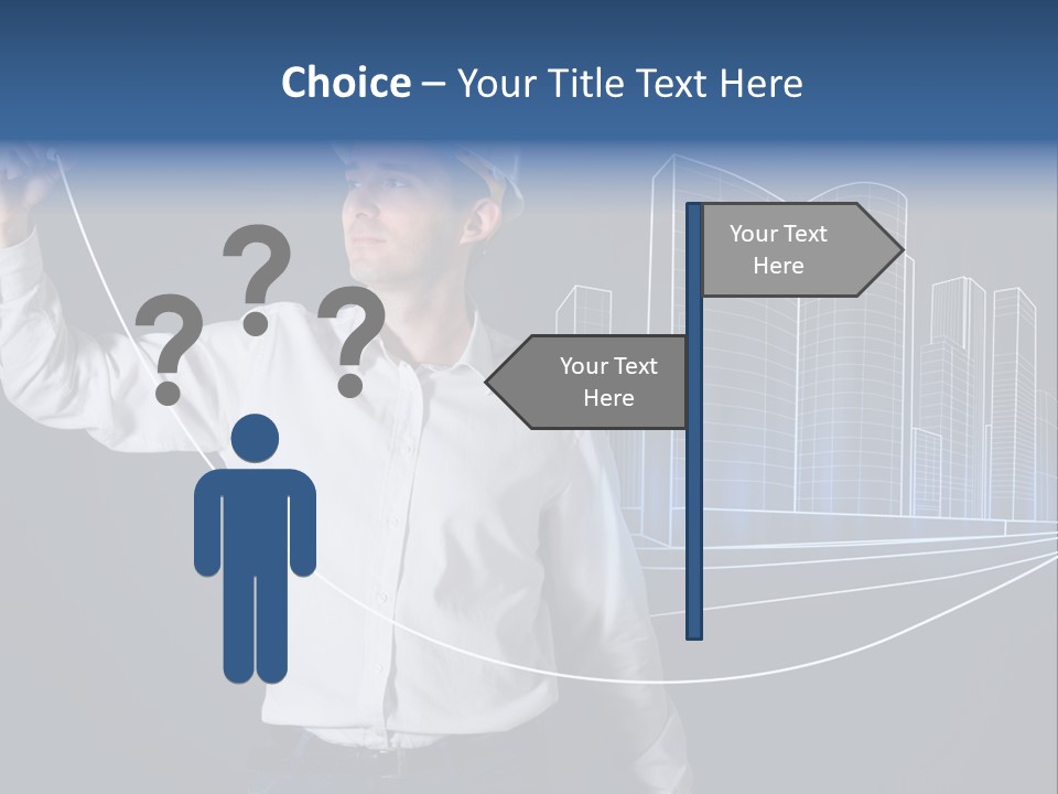 Line Real Estate Business PowerPoint Template