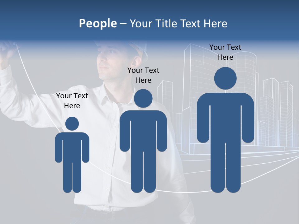 Line Real Estate Business PowerPoint Template