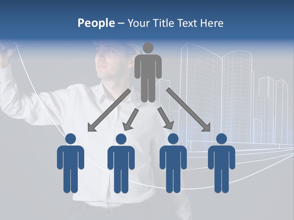 Line Real Estate Business PowerPoint Template