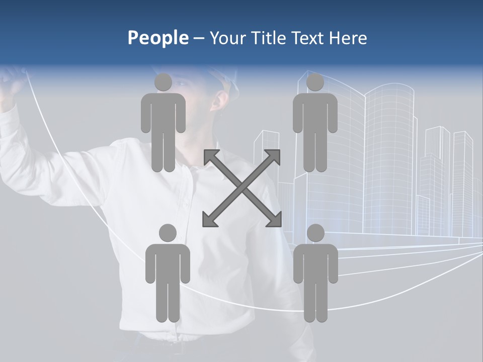 Line Real Estate Business PowerPoint Template