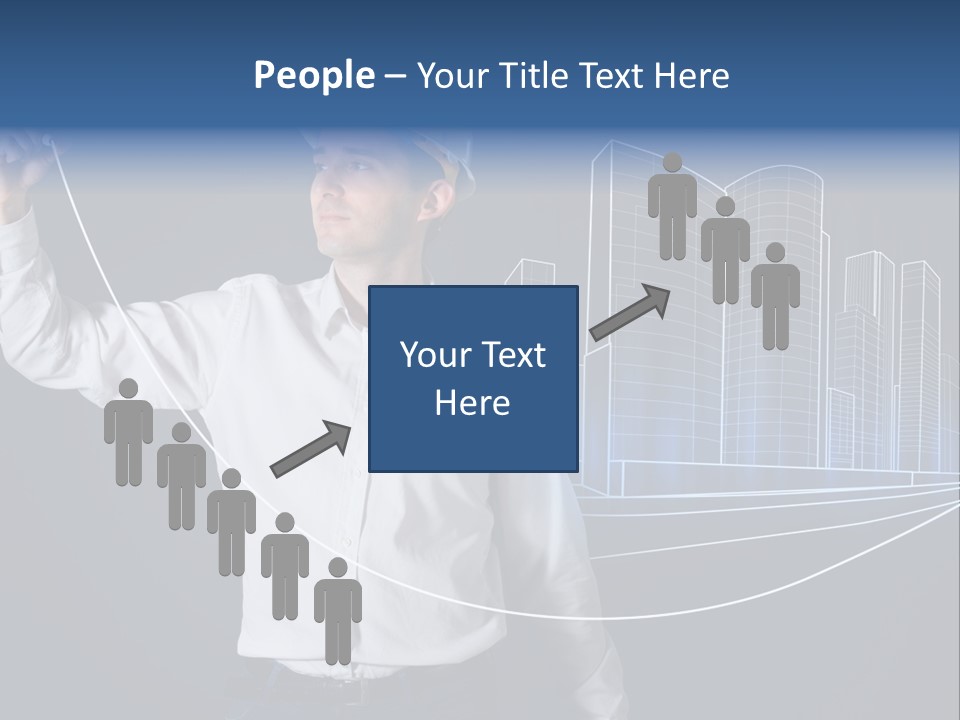 Line Real Estate Business PowerPoint Template