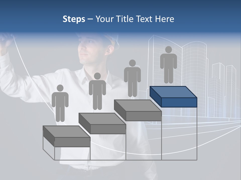 Line Real Estate Business PowerPoint Template