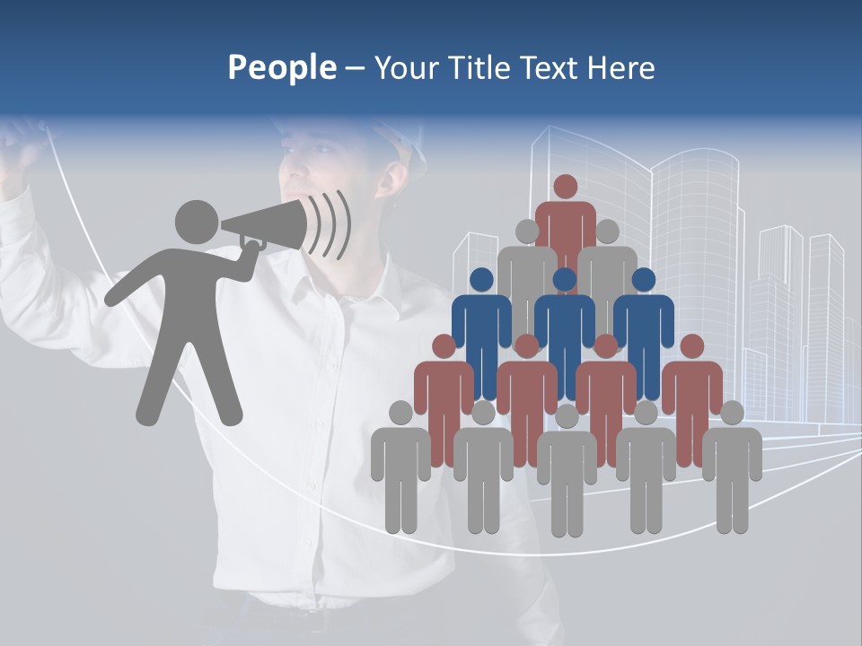 Line Real Estate Business PowerPoint Template