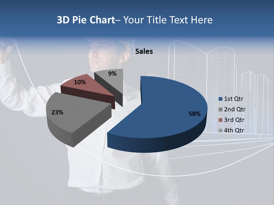 Line Real Estate Business PowerPoint Template