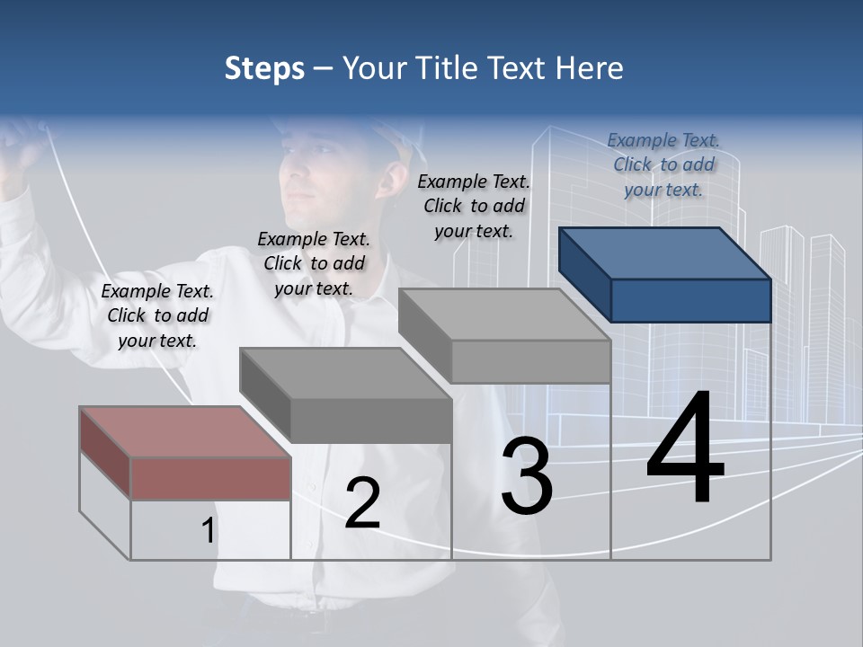 Line Real Estate Business PowerPoint Template