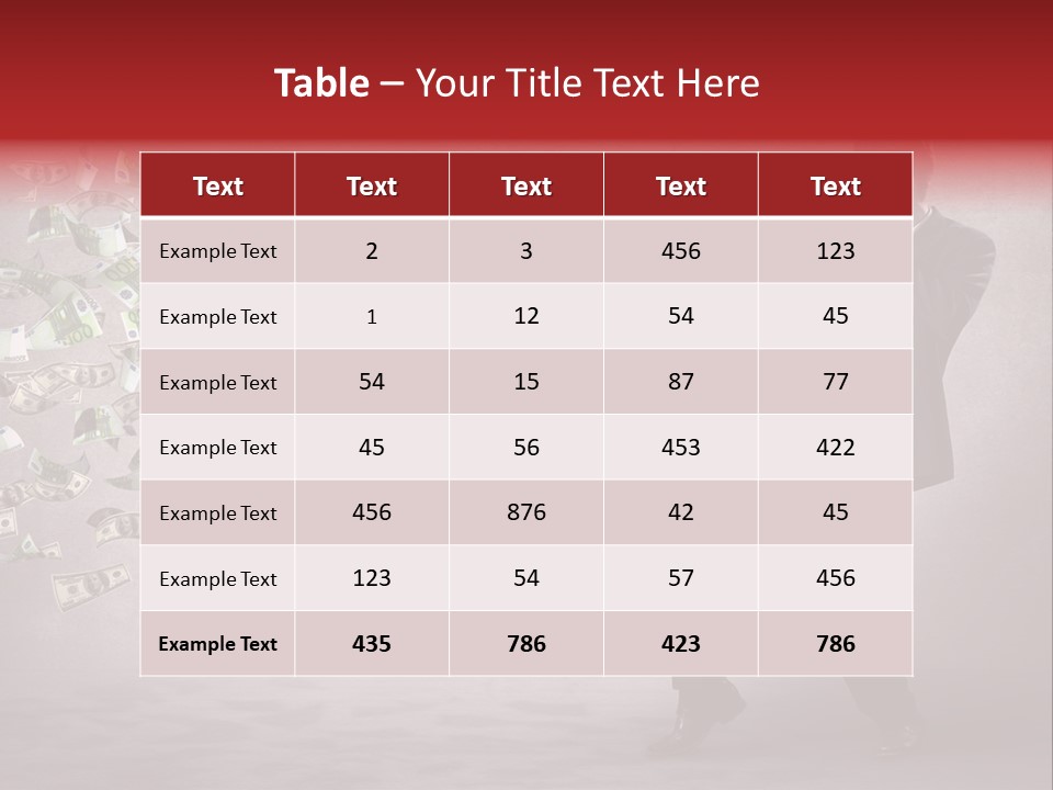 Bill Money  PowerPoint Template