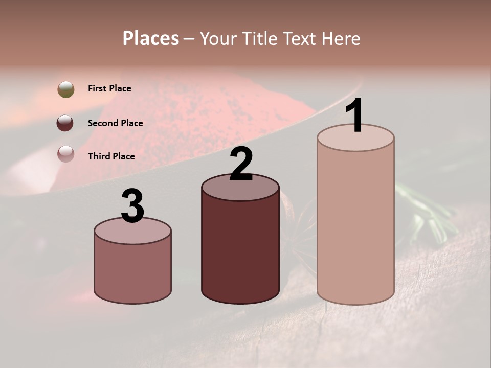 Cinnamon Color Food PowerPoint Template