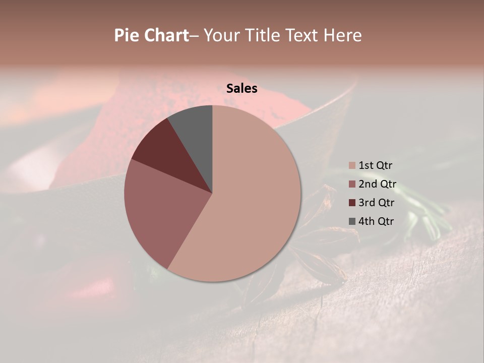 Cinnamon Color Food PowerPoint Template