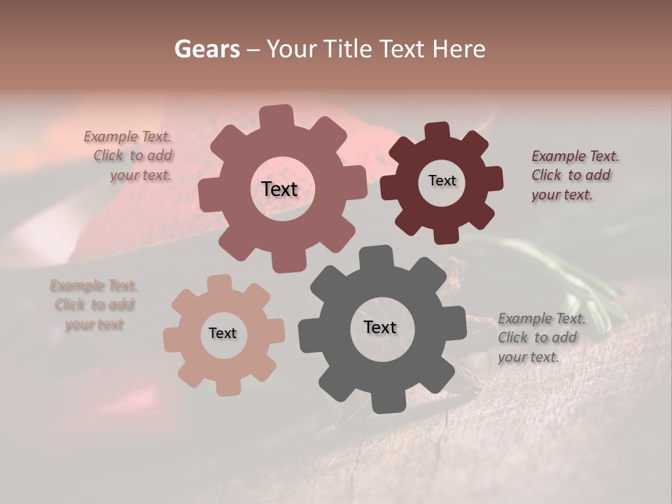 Cinnamon Color Food PowerPoint Template