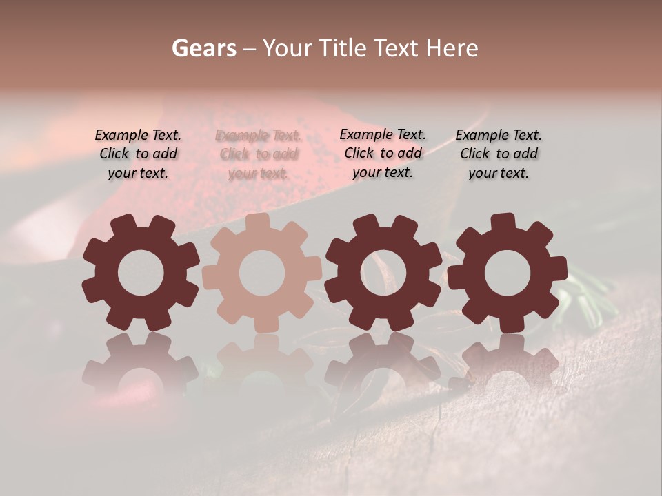 Cinnamon Color Food PowerPoint Template