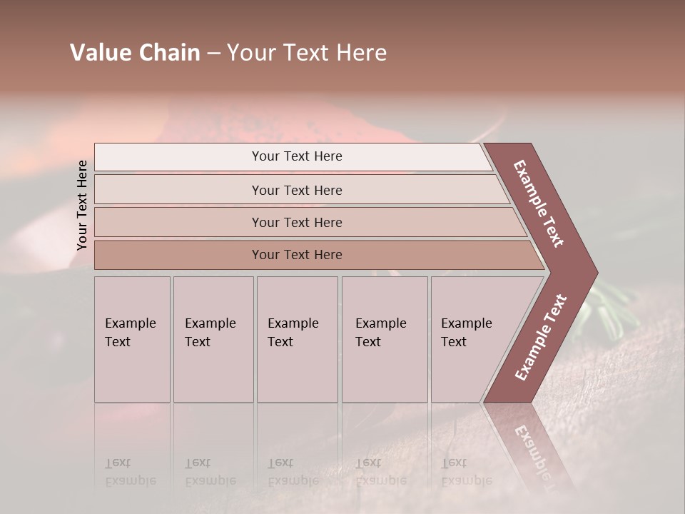 Cinnamon Color Food PowerPoint Template