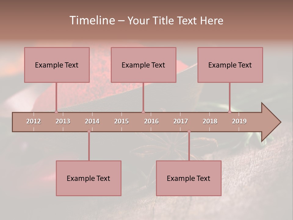 Cinnamon Color Food PowerPoint Template