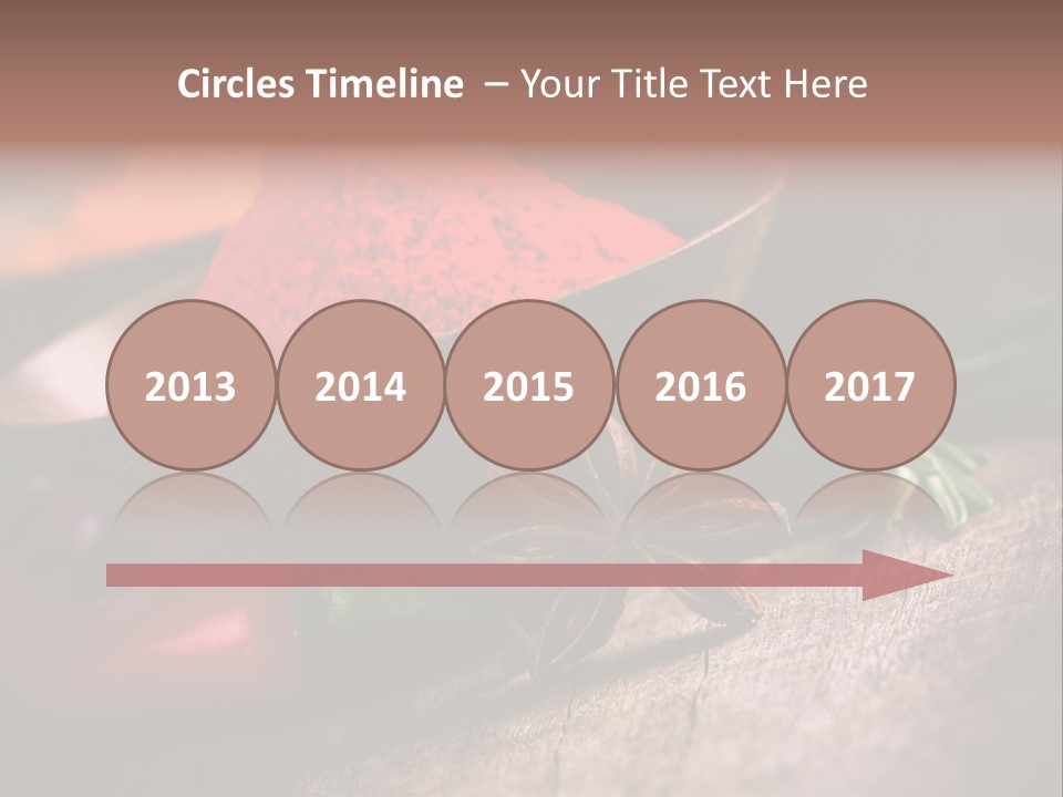 Cinnamon Color Food PowerPoint Template