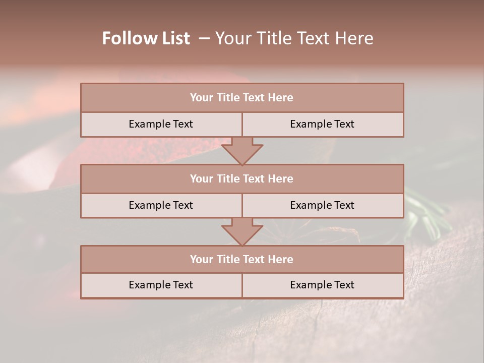 Cinnamon Color Food PowerPoint Template