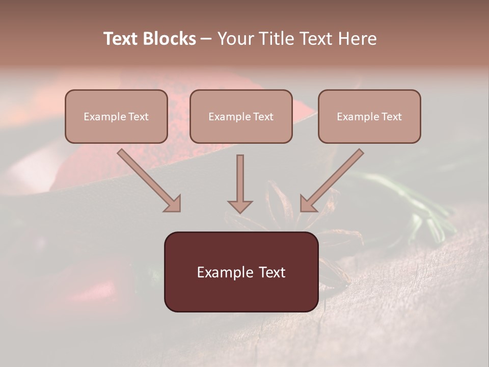 Cinnamon Color Food PowerPoint Template