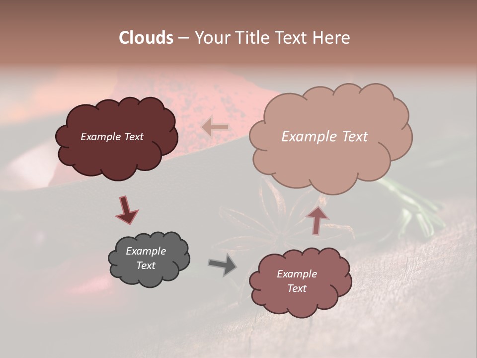 Cinnamon Color Food PowerPoint Template