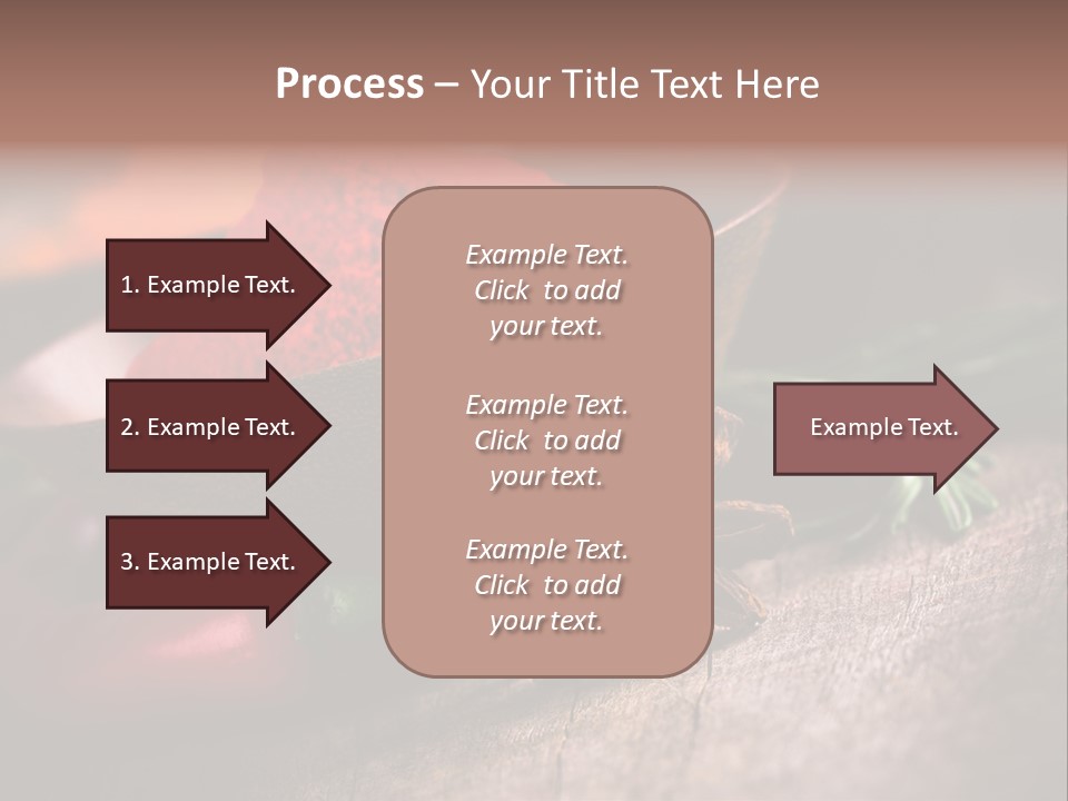 Cinnamon Color Food PowerPoint Template