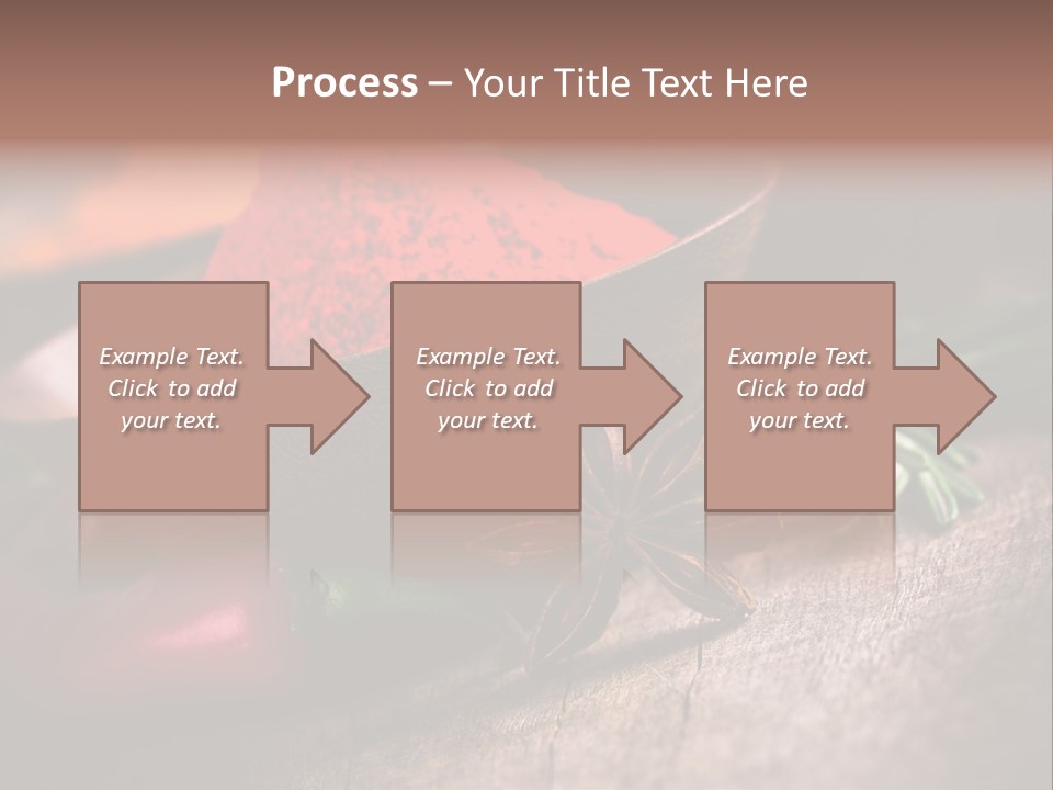 Cinnamon Color Food PowerPoint Template