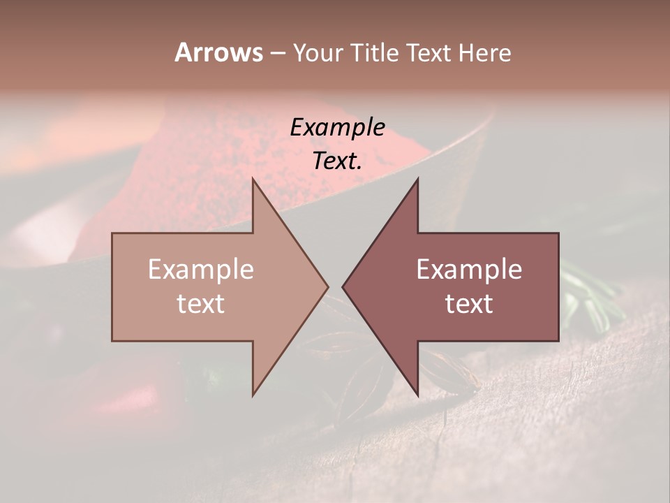 Cinnamon Color Food PowerPoint Template