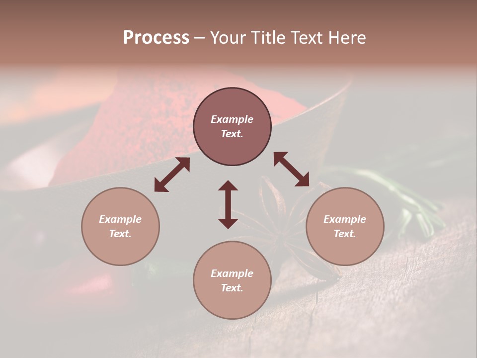Cinnamon Color Food PowerPoint Template