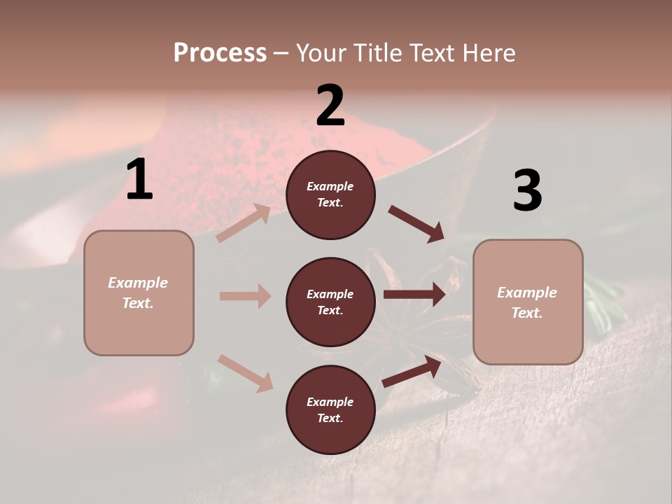 Cinnamon Color Food PowerPoint Template