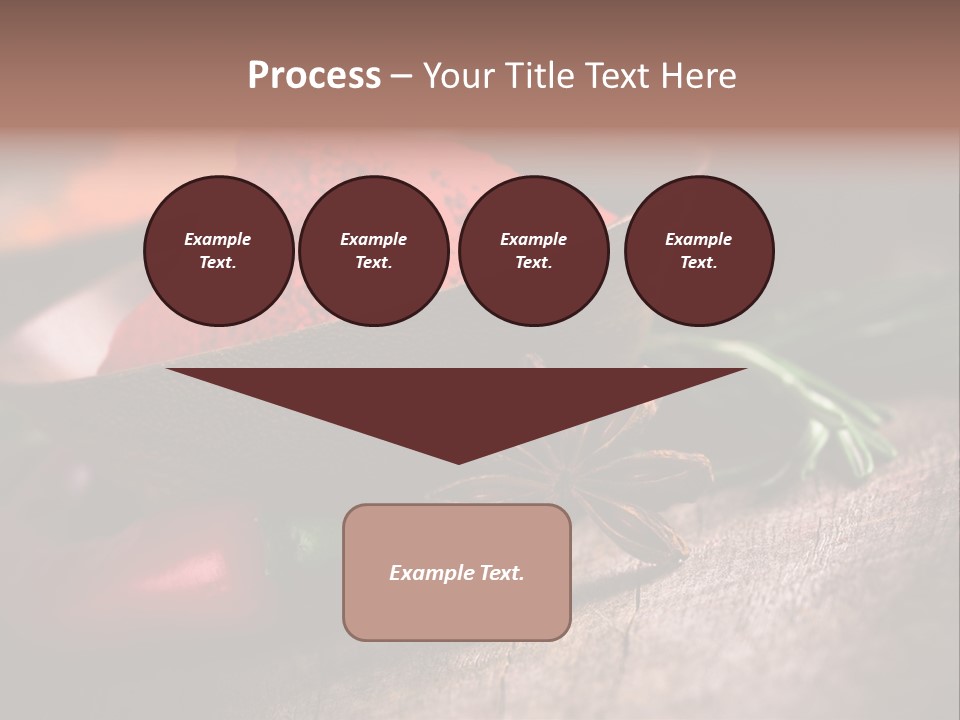 Cinnamon Color Food PowerPoint Template