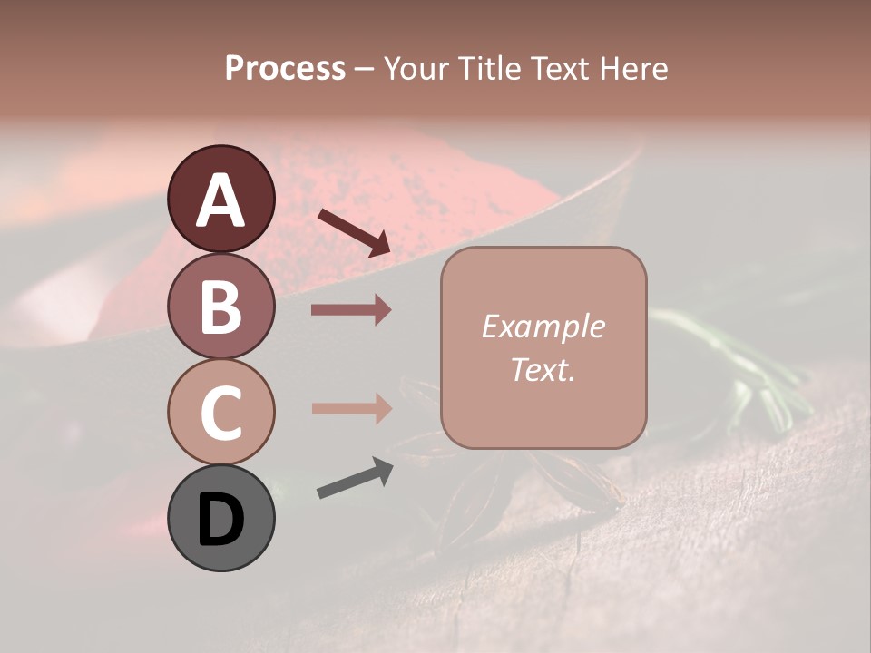 Cinnamon Color Food PowerPoint Template