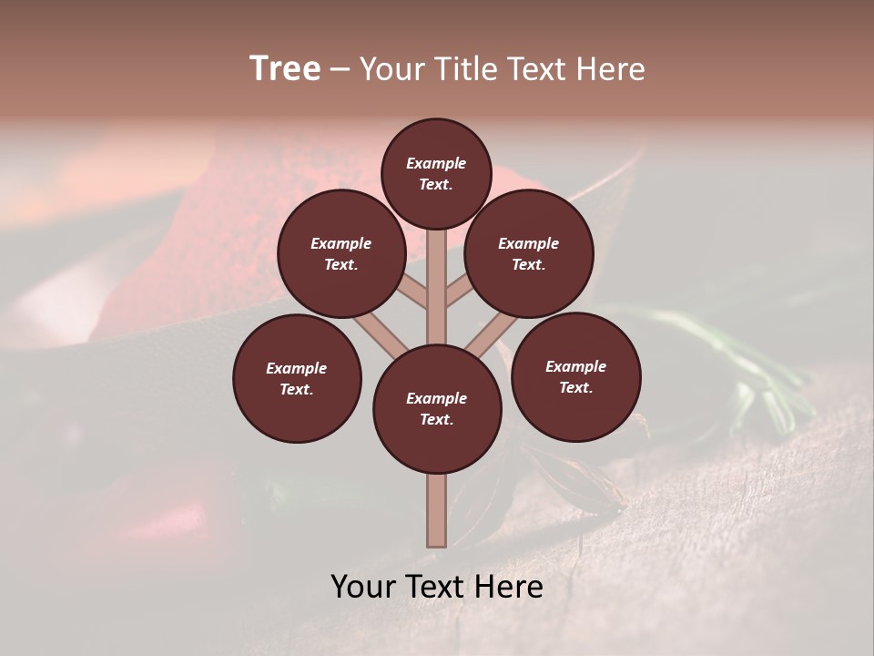 Cinnamon Color Food PowerPoint Template