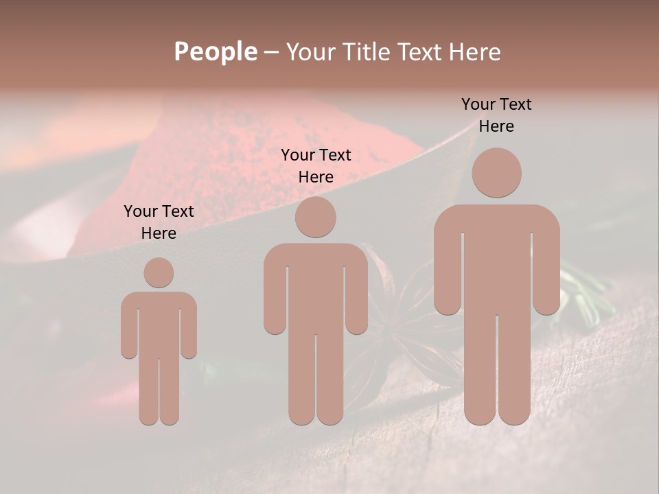 Cinnamon Color Food PowerPoint Template