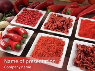 Pepper Composition Peppers PowerPoint Template