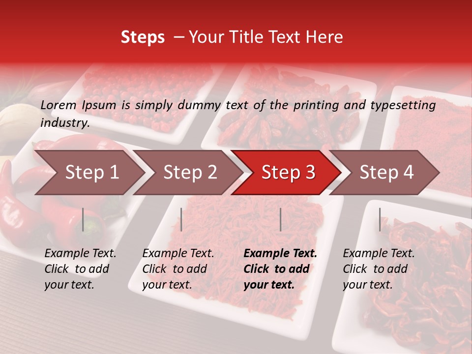 Pepper Composition Peppers PowerPoint Template
