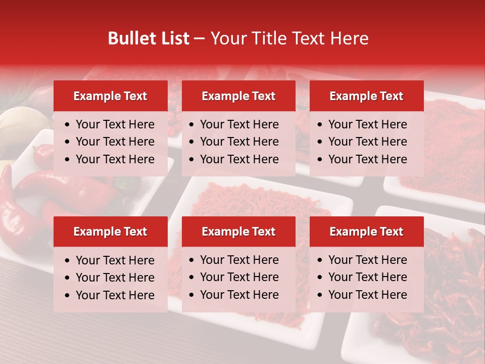 Pepper Composition Peppers PowerPoint Template