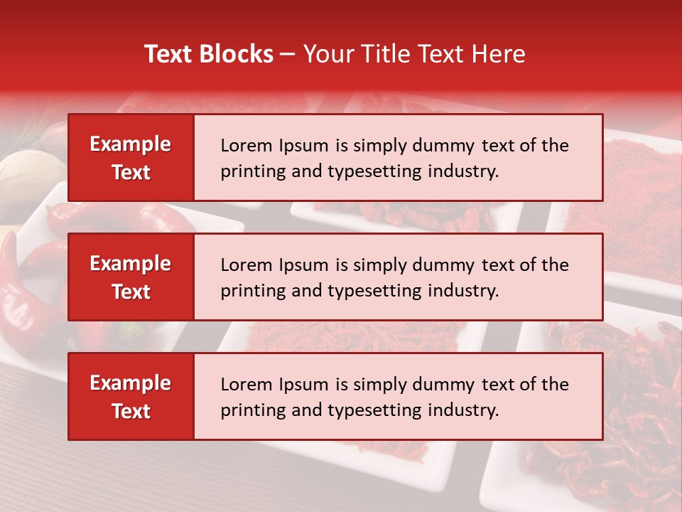 Pepper Composition Peppers PowerPoint Template